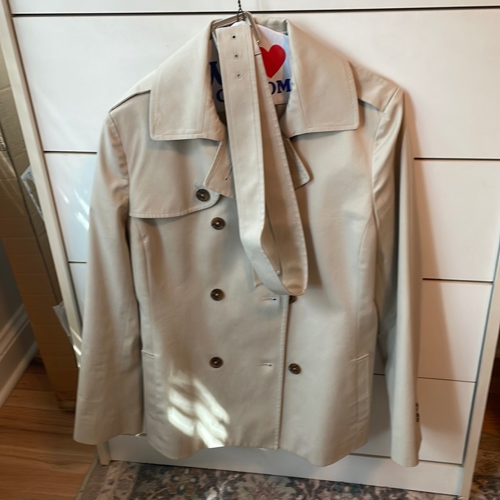 Brooks Brothers 346 hip length trench coat
